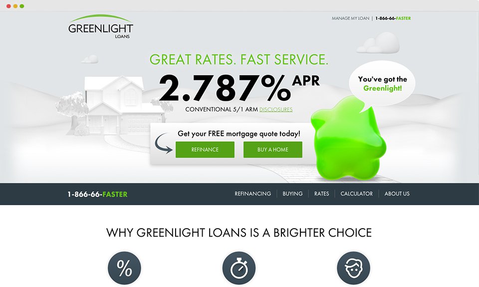 Greenlight Financial website